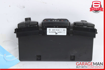 2003 Mercedes-Benz S55 AMG W220 Sedan A/C Heater Climate Control Switch 2208301185 Genuine