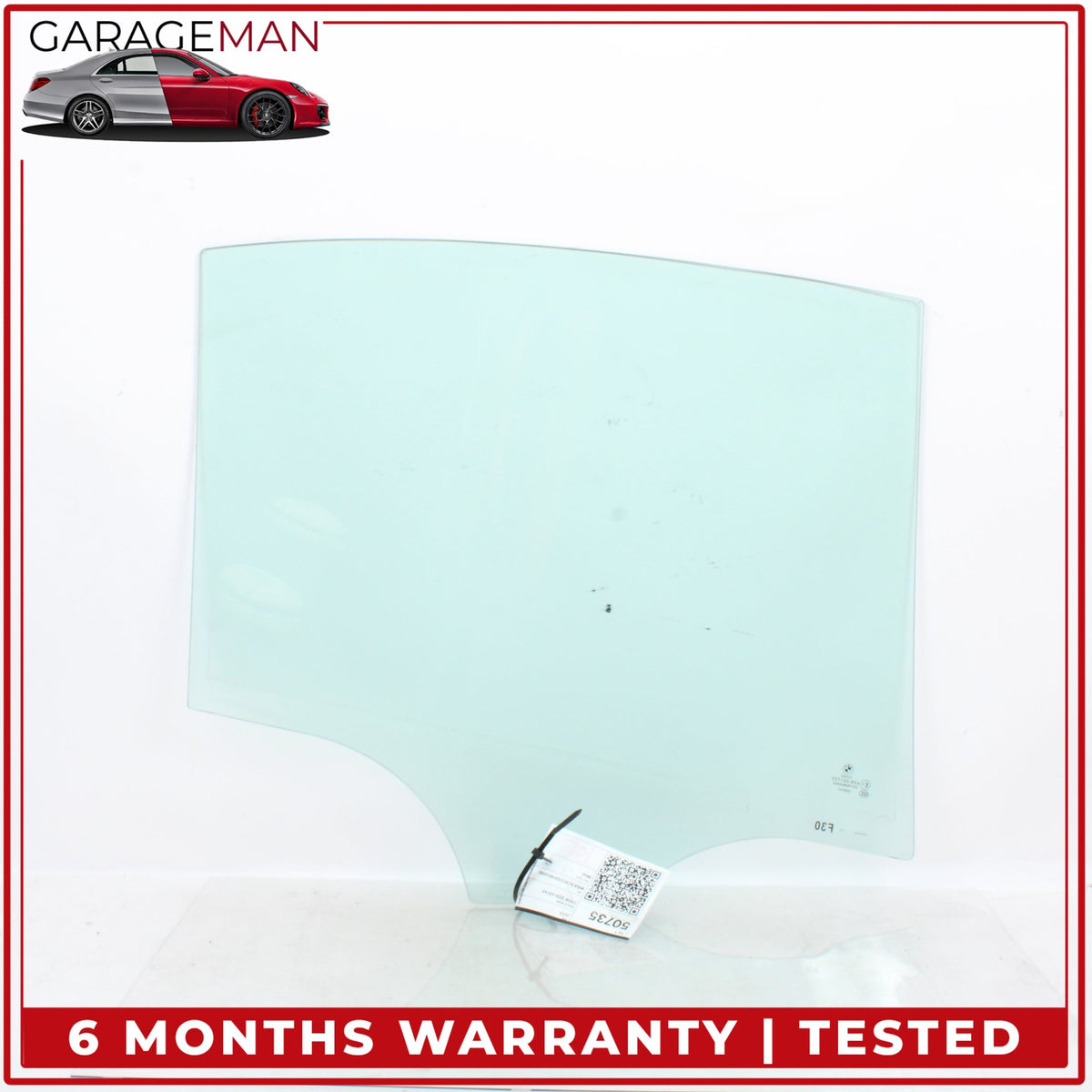2012-2018 BMW 320i xDrive Rear Left Driver Side Door Window Glass 7259819 OEM