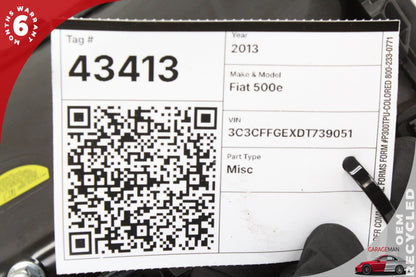 2012-2019 Fiat 500e Front Left Side Knee Safety Airbag Air Bag P1RU68JXWAF OEM