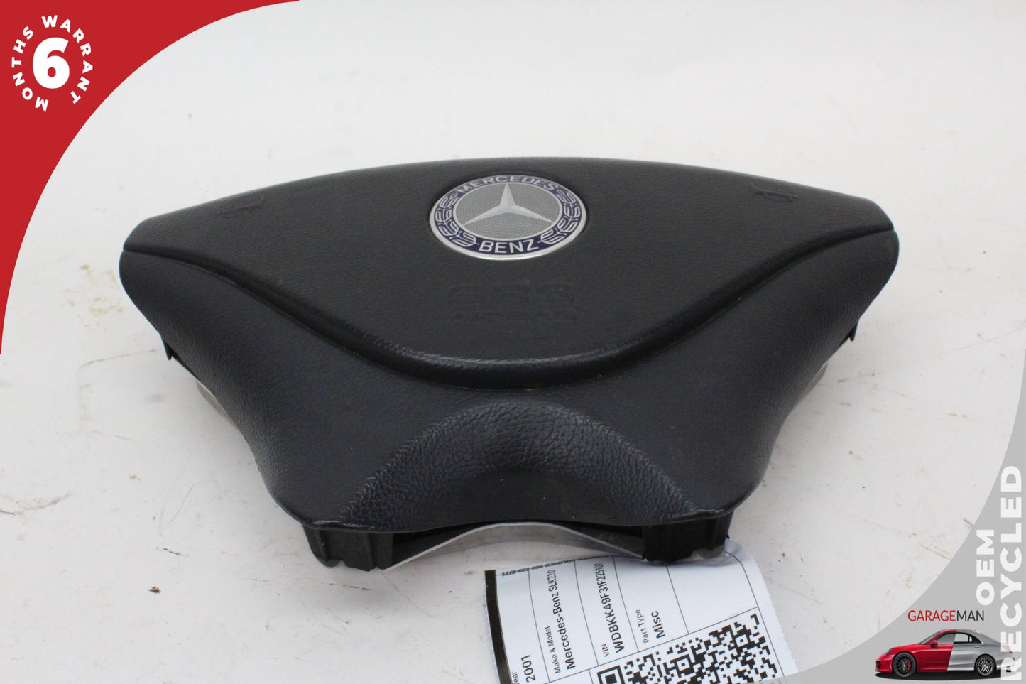 2001-2004 Mercedes-Benz SLK230 R170 Convertible Steering Wheel Airbag 1704602598 OEM