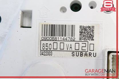 2015-2021 Subaru WRX Instrument Speedometer Gauge Cluster 85000VA040 OEM