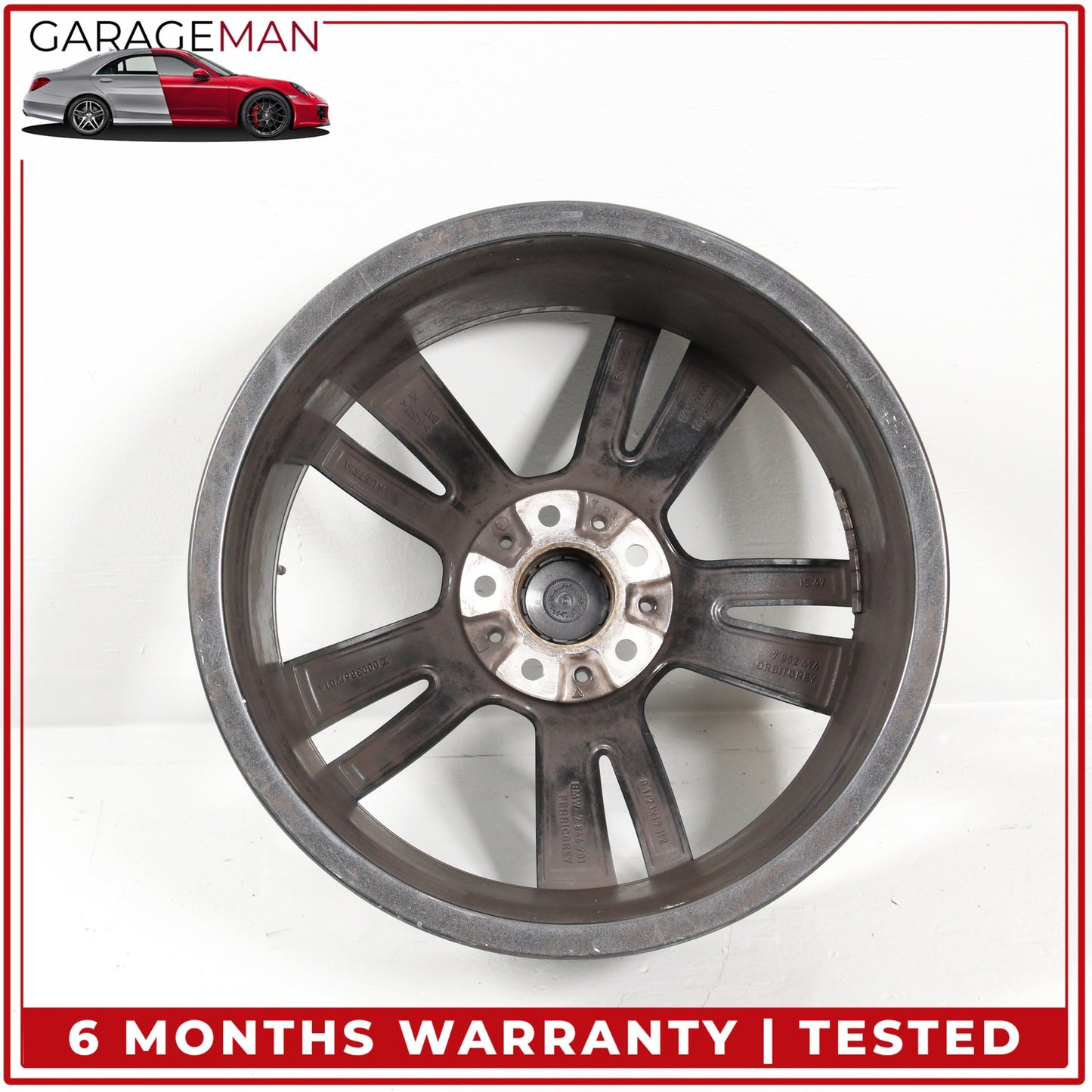 2012-2020 BMW 428i 430i 320i 335i Rear Wheel Rim 8.5JX19H2 IS47 7852494 OEM