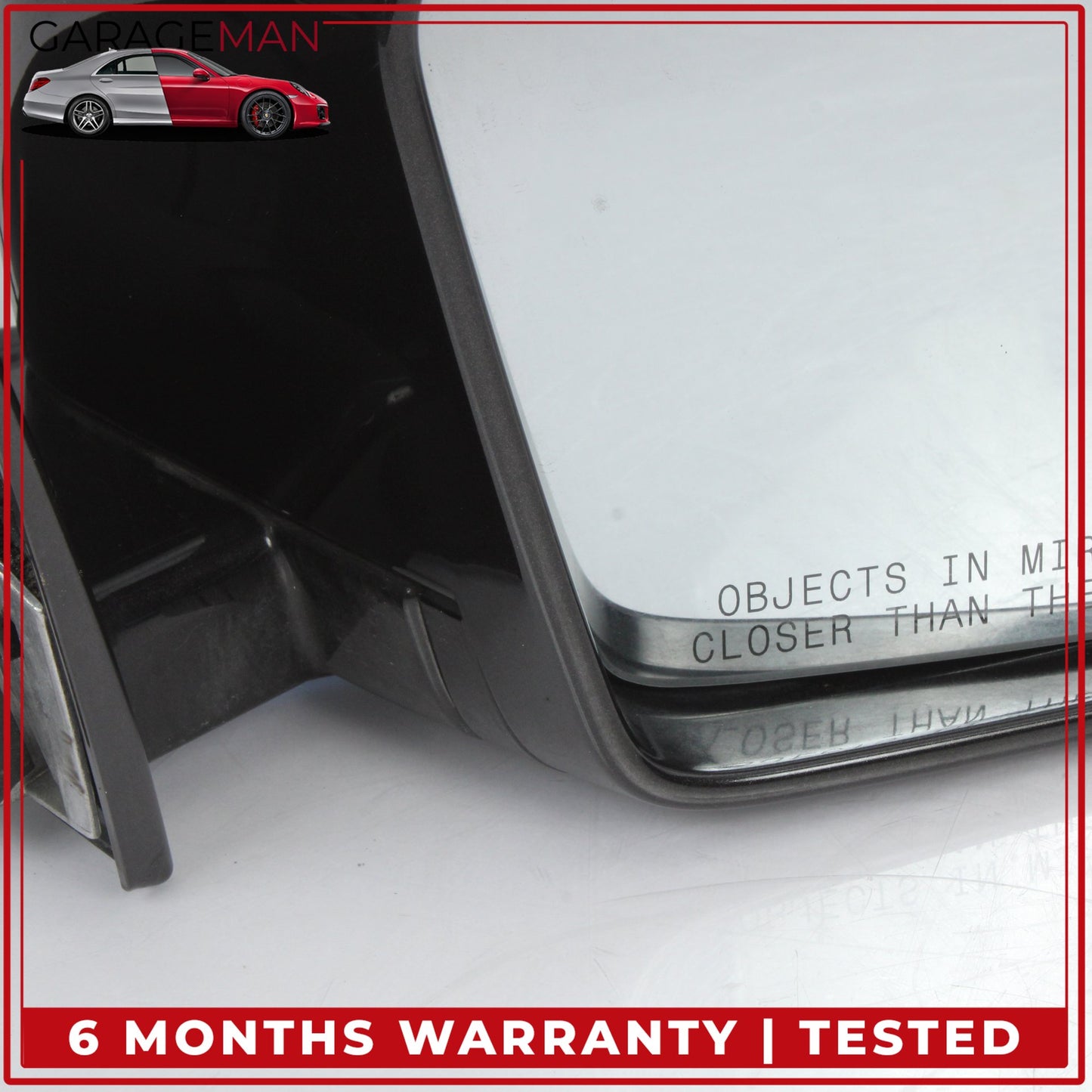 2007-2014 Mercedes-Benz CL550 W216 Coupe Front Right Door Rear View Mirror w/ Blind Spot 2168101476 OEM