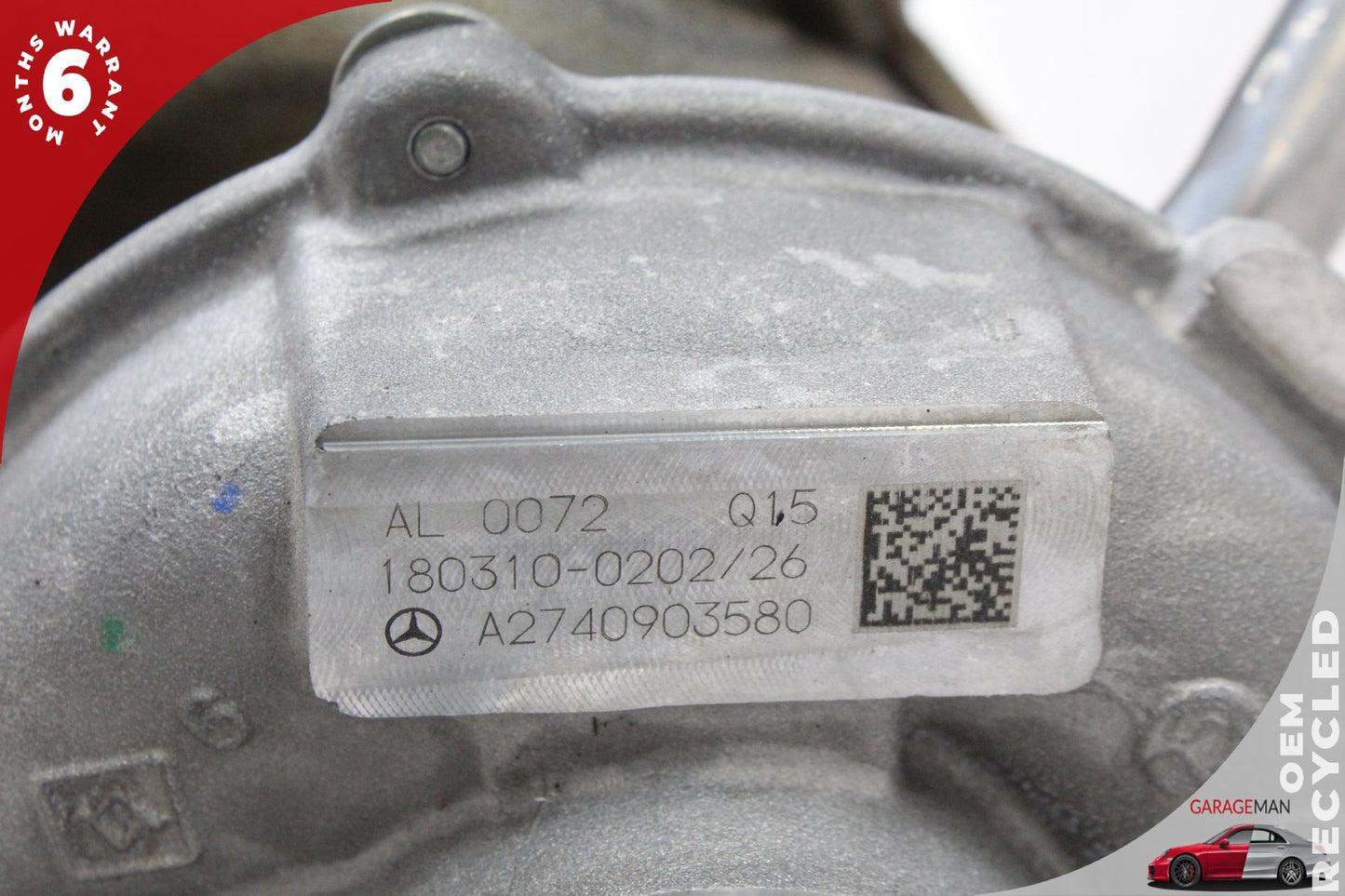 2015-2020 Mercedes-Benz C350e W205 Sedan Turbocharger 2740903580