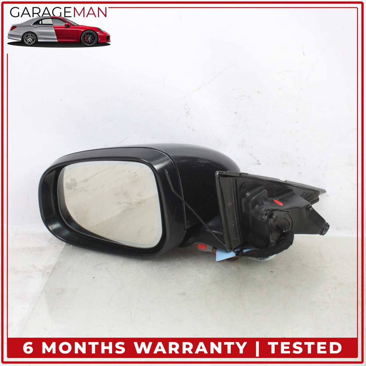 2010-2015 Jaguar XF X250 Front Left Side Door Rear View Mirror w/ Blind Spot OEM