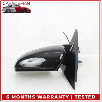 2010-2016 Mercedes W212 E350 Left Door Rear View Mirror w/ Blind Spot Black OEM