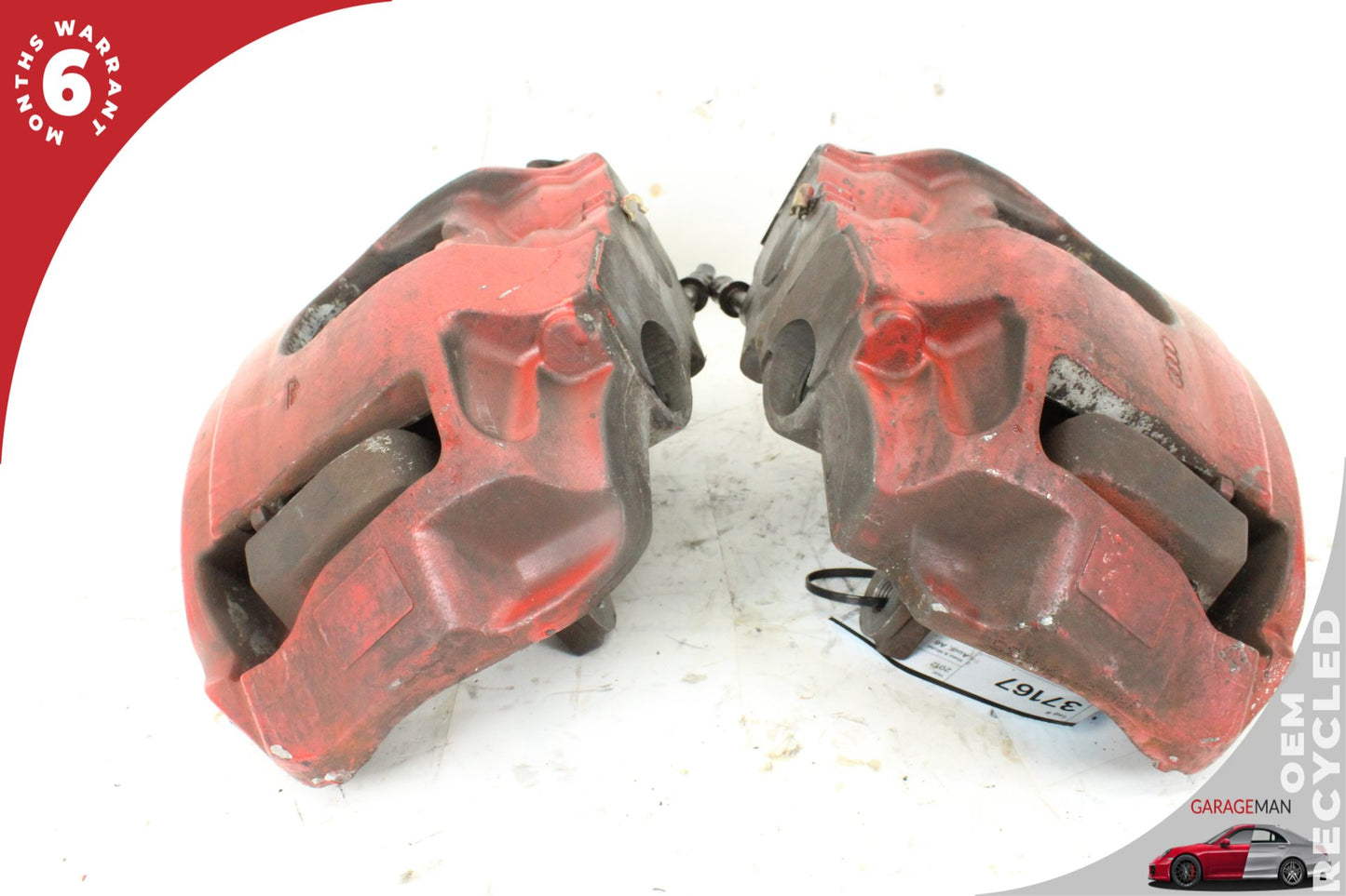 2012-2018 Audi A6 C7 Front Left and Right Side Brake Caliper Set 4G06AC OEM