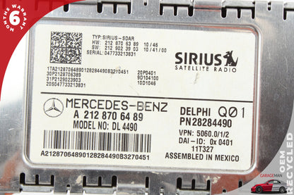 10-17 Mercedes-Benz CLS550 W218 Sirius Satellite Radio Receiver 2128705689