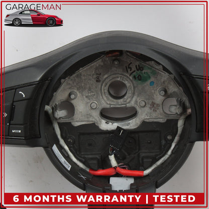 2015-2020 Jaguar F-Type X152 Steering Wheel Flat Bottom w/ Paddle Shifters OEM