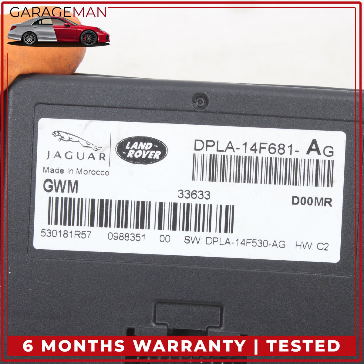2013-2017 LR Range Rover L405 Network Gateway Control Module DPLA14F681AG OEM