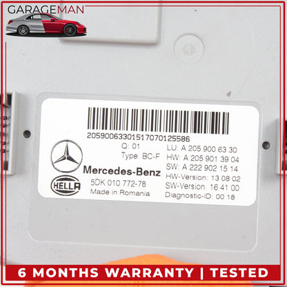 2016-2019 Mercedes X253 GLC300 Front SAM Control Module Signal Acquisition OEM