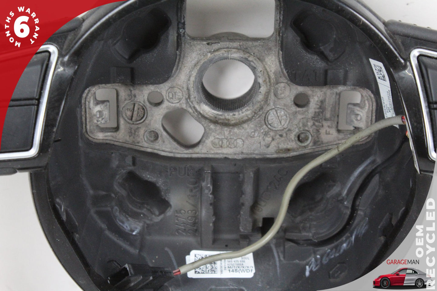 2013-2017 Audi A5 Flat Bottom Steering Wheel w/ Paddle Shifters 8K0419091CF OEM