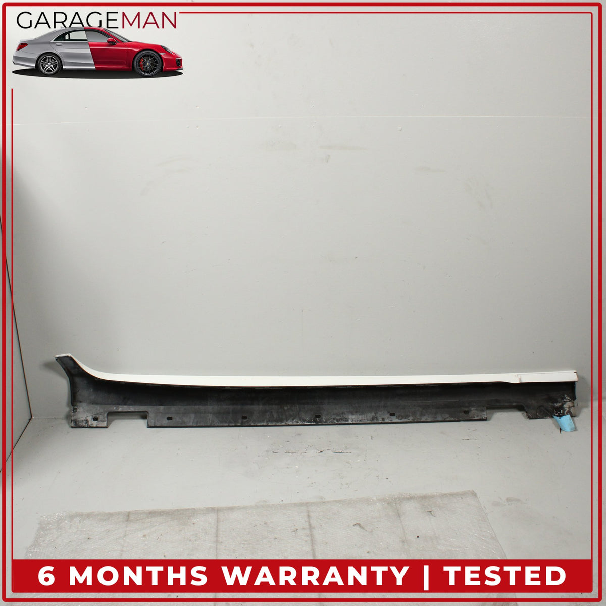 2012-2014 Mercedes W218 CLS550 Front Left Side Skirt Rocker Panel White OEM