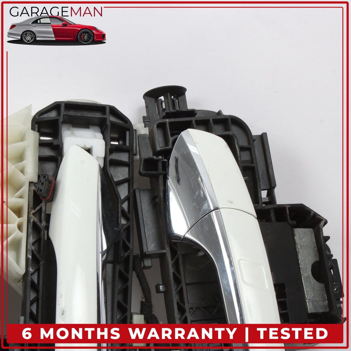 2014-2019 Mercedes W117 CLA250 Front and Rear Exterior Door Handle Set White OEM
