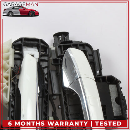 2014-2019 Mercedes W117 CLA250 Front and Rear Exterior Door Handle Set White OEM