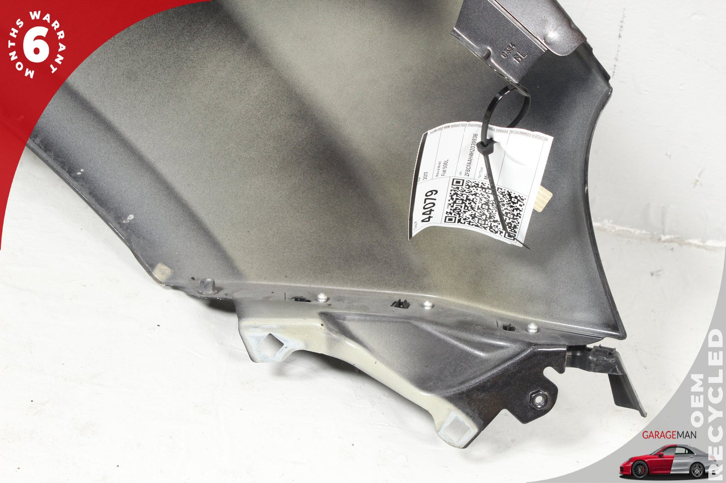2014-2020 Fiat 500L Front Left Driver Side Fender Side Panel Gray 68092718AA OEM