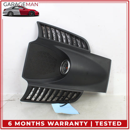2011-2018 Porsche Cayenne 958 Front Center Dashboard Speaker Trim w/ Clock OEM
