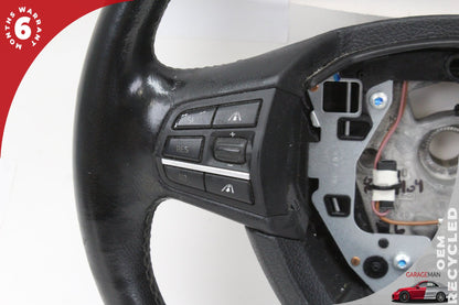 2009-2015 BMW 750i Front Left Driver Side Steering Wheel Black 9218379 OEM