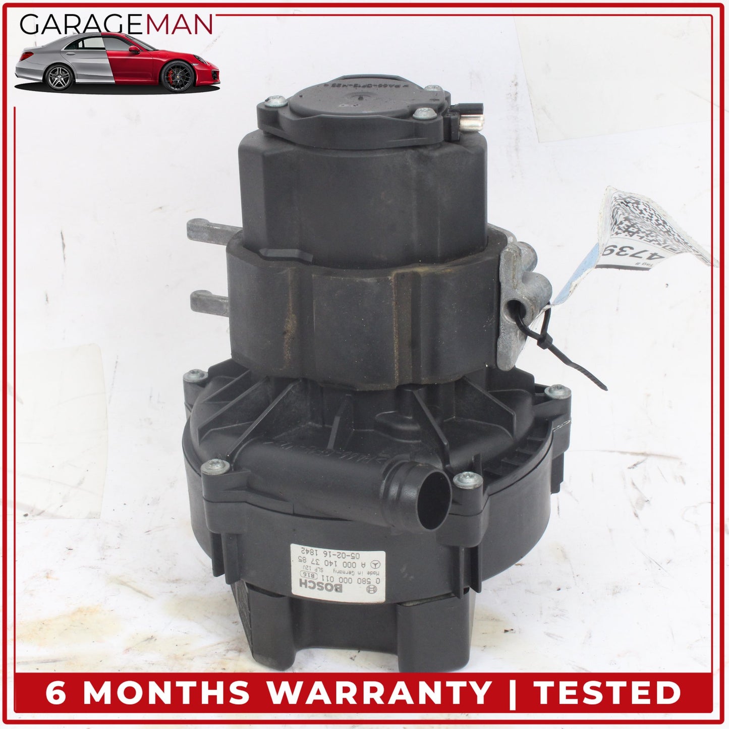 1998-2008 Mercedes W220 S430 Secondary Air Smog Pump Emission Control Bosch OEM