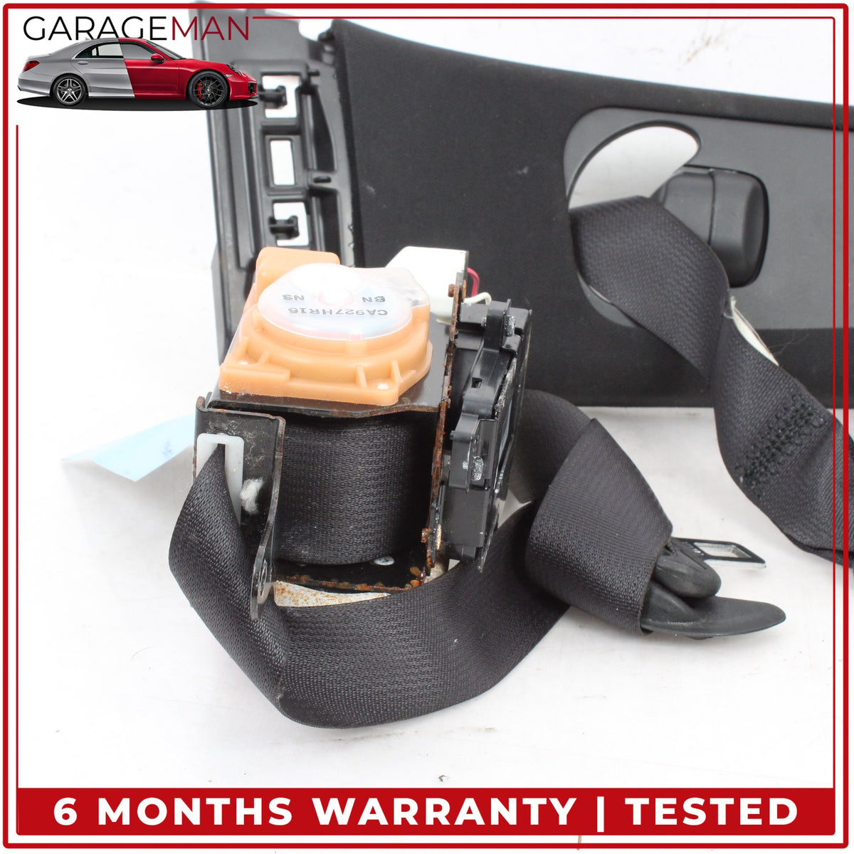 2014-2024 Infiniti Q50 V37 Front Right Seat Belt Retractor w/ Cover Assembly OEM
