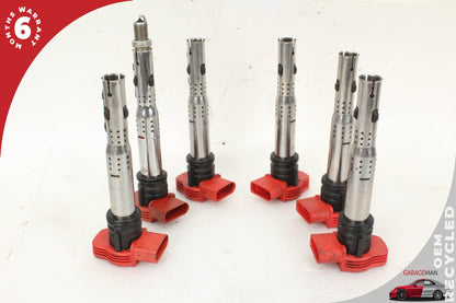 2007-2015 Audi Q7 A6 S6 Engine Ignition Coil Coils Set of 6 06E905115E OEM
