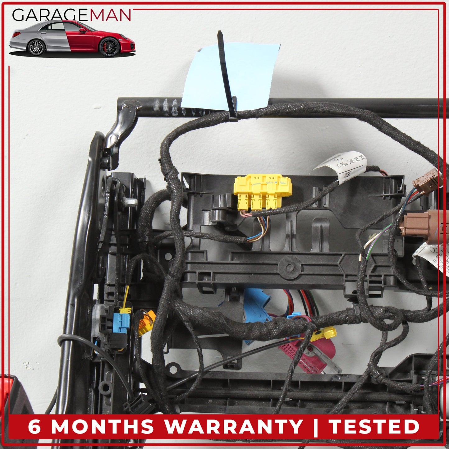 2015-2023 Mercedes W205 C300 Front Right Seat Rail Track Frame w/ Motors OEM