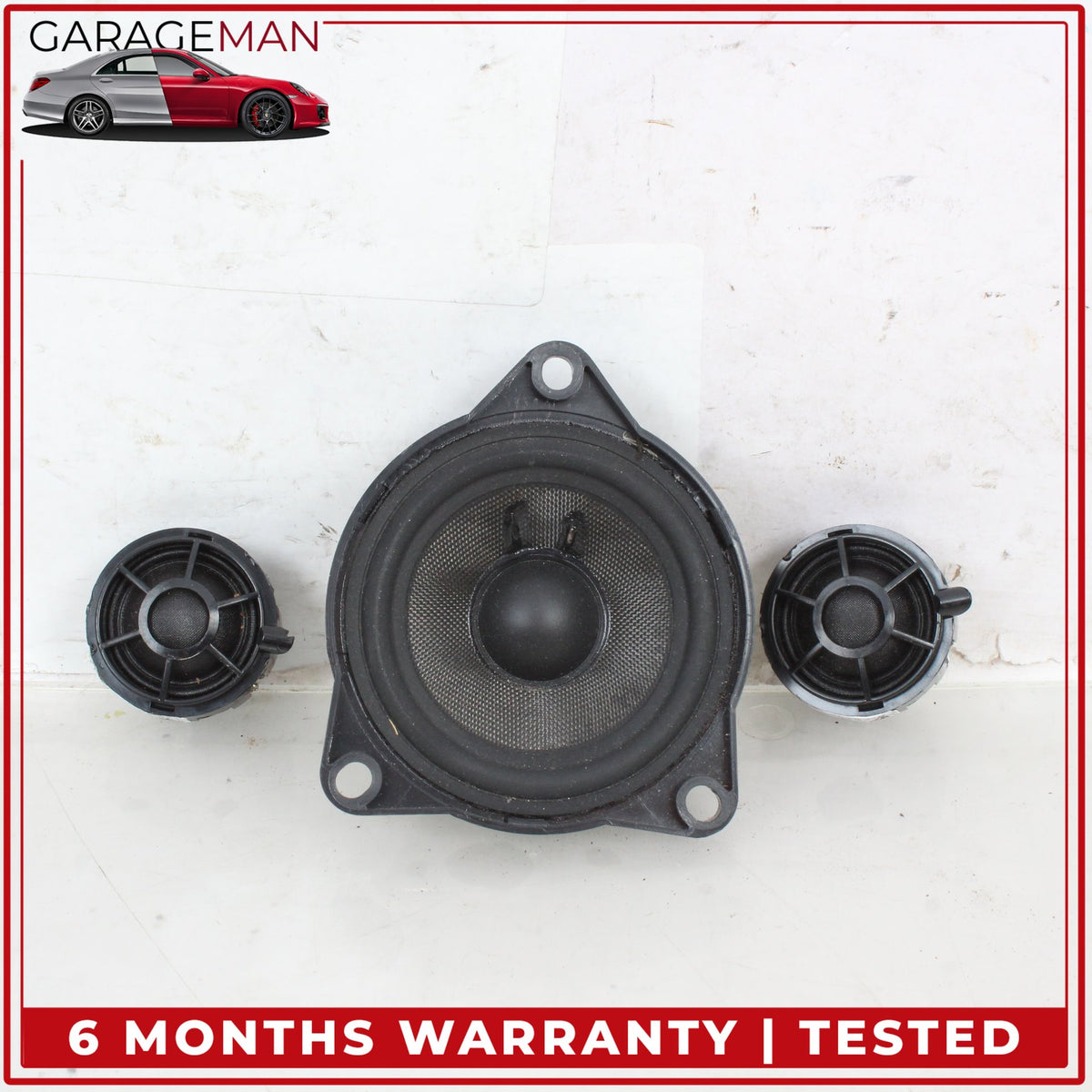 2010-2016 Porsche Panamera 970 Front and Rear Side Audio Sound Speakers Set OEM