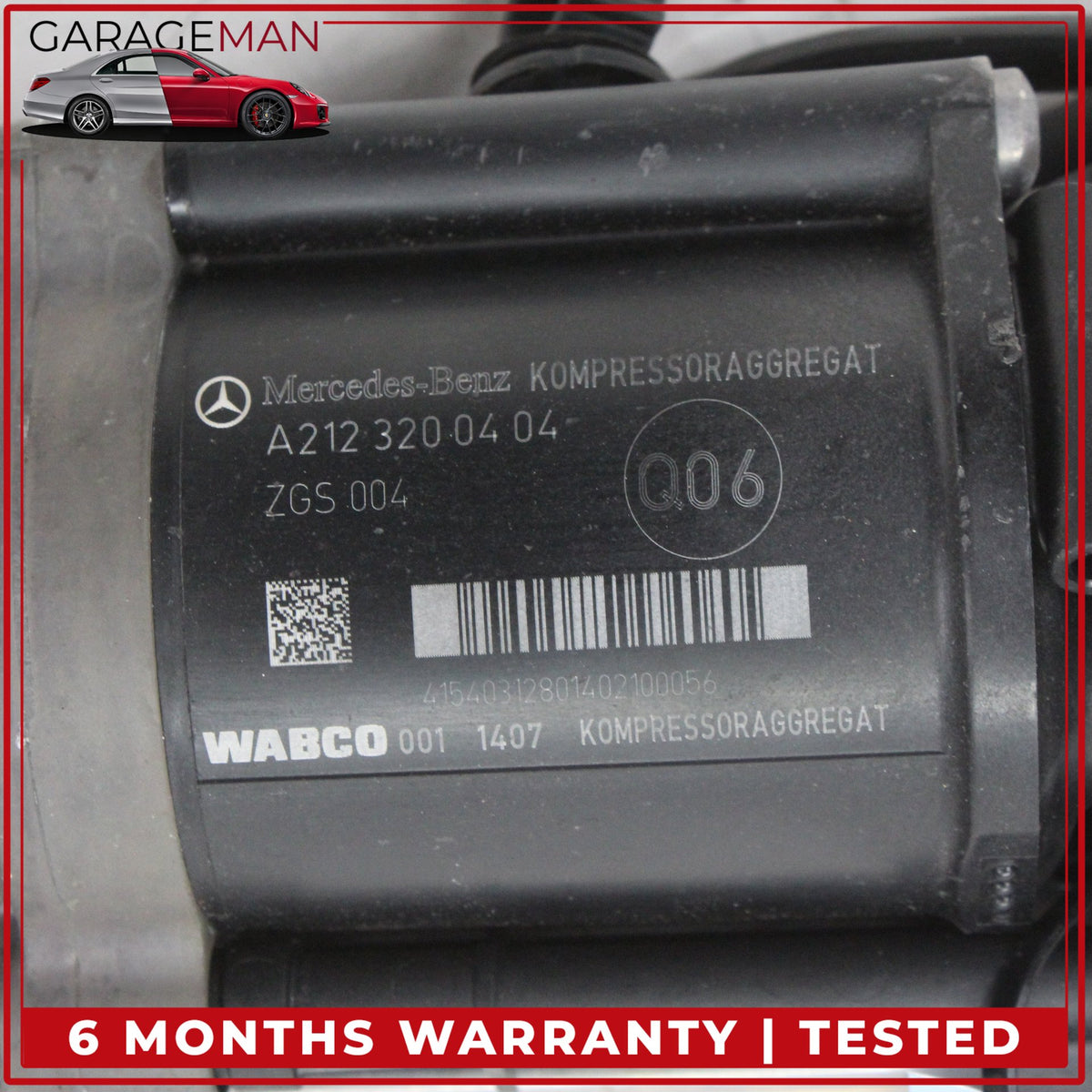 2012-2018 Mercedes W218 CLS550 Airmatic Air Suspension Compressor Pump OEM