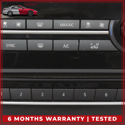 2014-2018 BMW X5 Front AC Climate Control Audio Radio Switch Panel 9321724 OEM