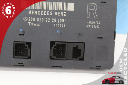 2003-2009 Mercedes W209 CLK350 Front Right Door Control Module 2098202226 OEM