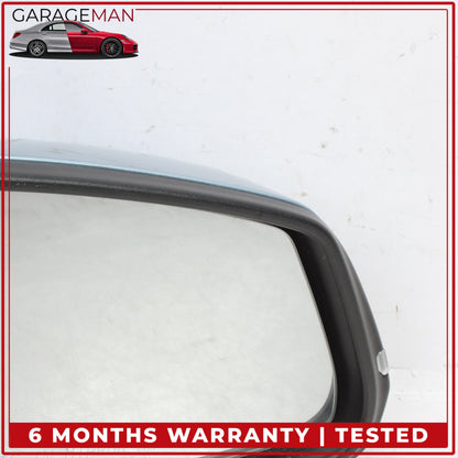 2012-2018 BMW 320i Front Right Side Door Rear View Mirror Blue Metallic OEM