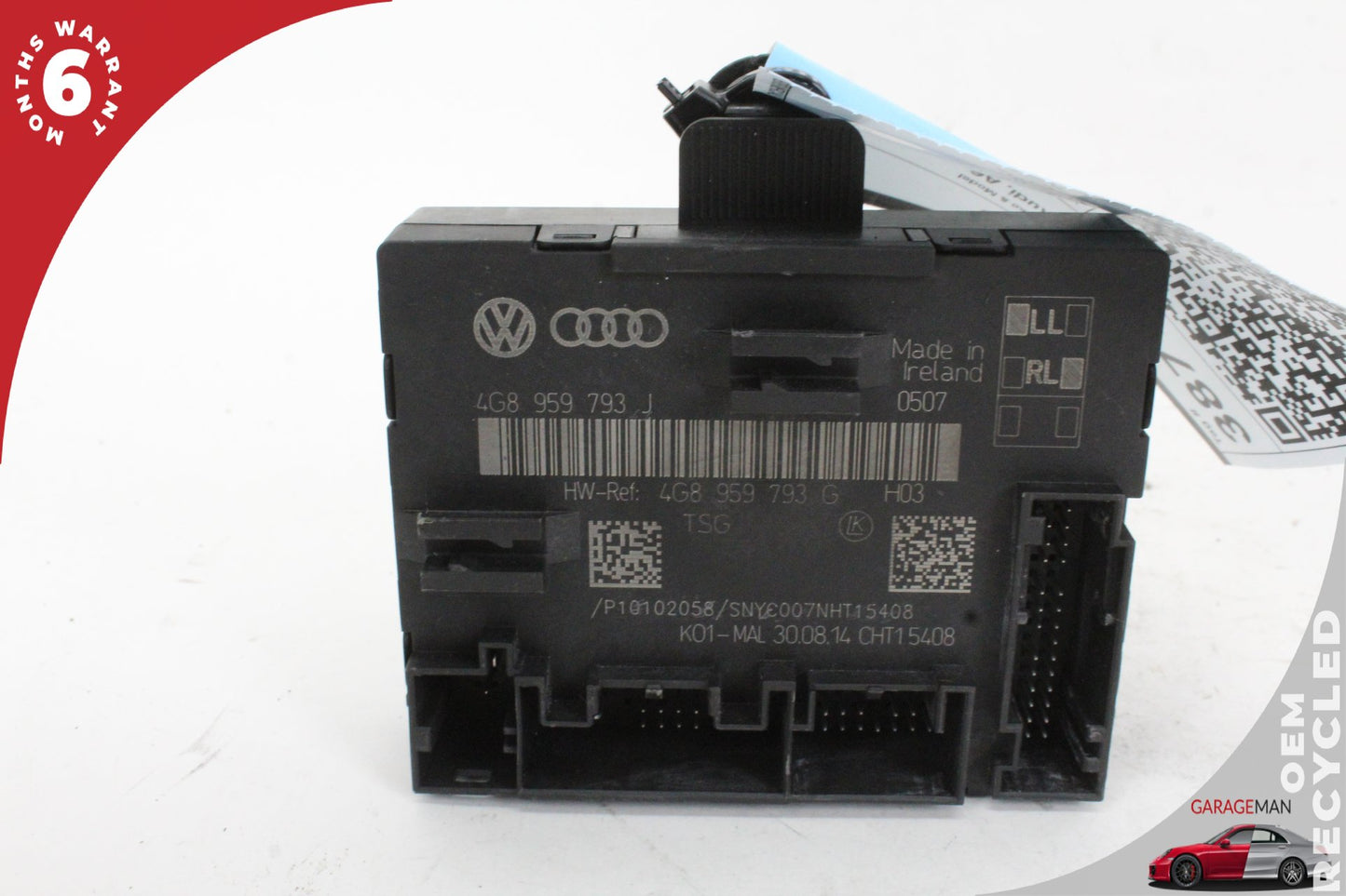 2012-2018 Audi A6 A7 Front Left Side Door Control Module 4G8959793C OEM