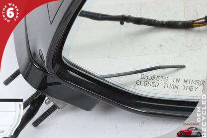 2012-2018 Audi A7 Front Right Side Door Rear View Mirror w/ Blind Spot Black OEM