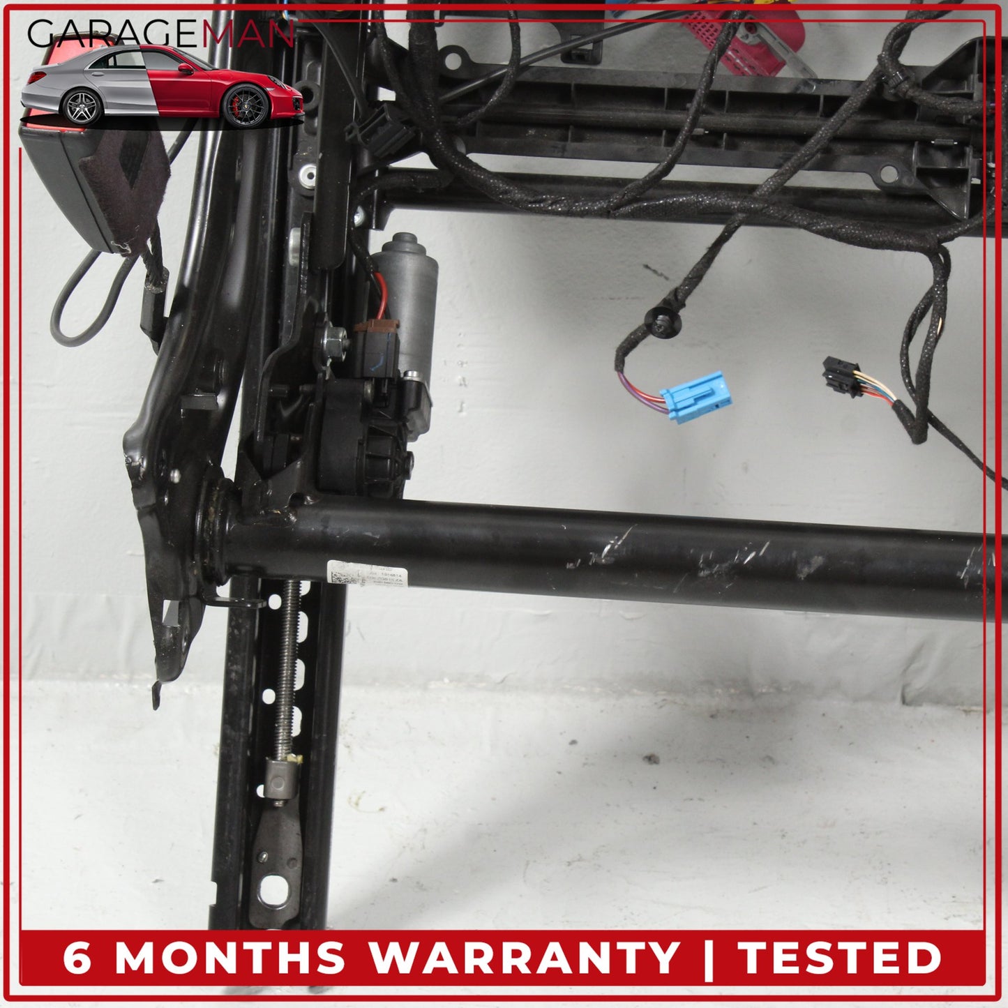 2015-2023 Mercedes W205 C300 Front Right Seat Rail Track Frame w/ Motors OEM