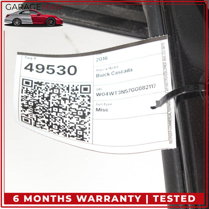 2016-2019 Buick Cascada Convertible Front Left Driver Side Door Shell OEM