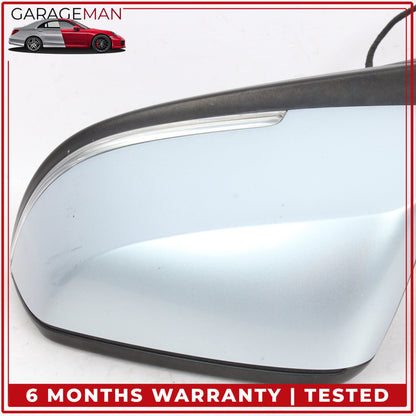 2014-2021 BMW i3 I01 Front Left Side Door Rear View Mirror Heated Silver OEM