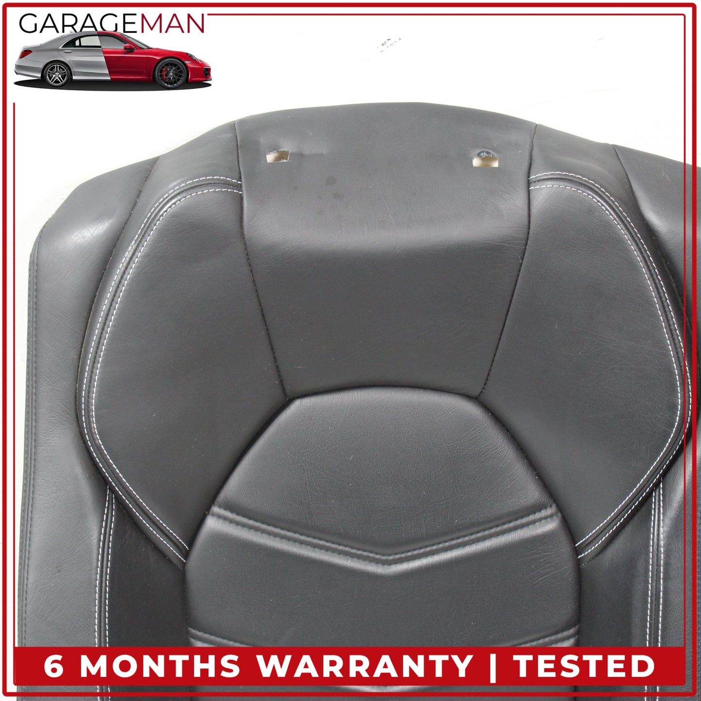 2013-2018 Maserati GranTurismo M145 Coupe Rear Top Upper Bench Seat Black OEM