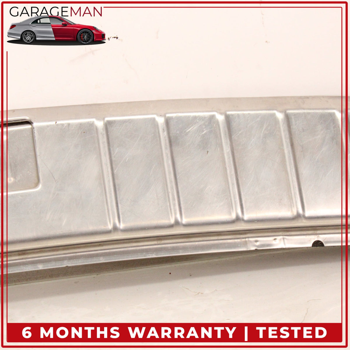 2003-2010 Porsche Cayenne 955 957 Rear Trunk Cargo Sill Scuff Plate Chrome OEM