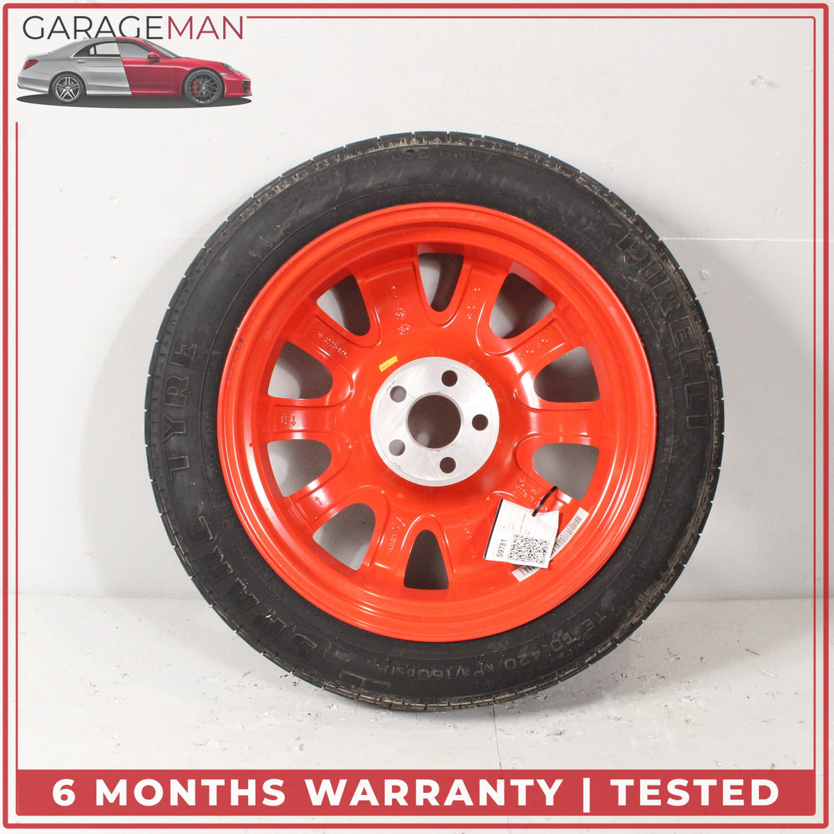 2004-2021 Jaguar XF X250 Emergency Spare Tire Wheel Donut Rim 2R831007RA OEM