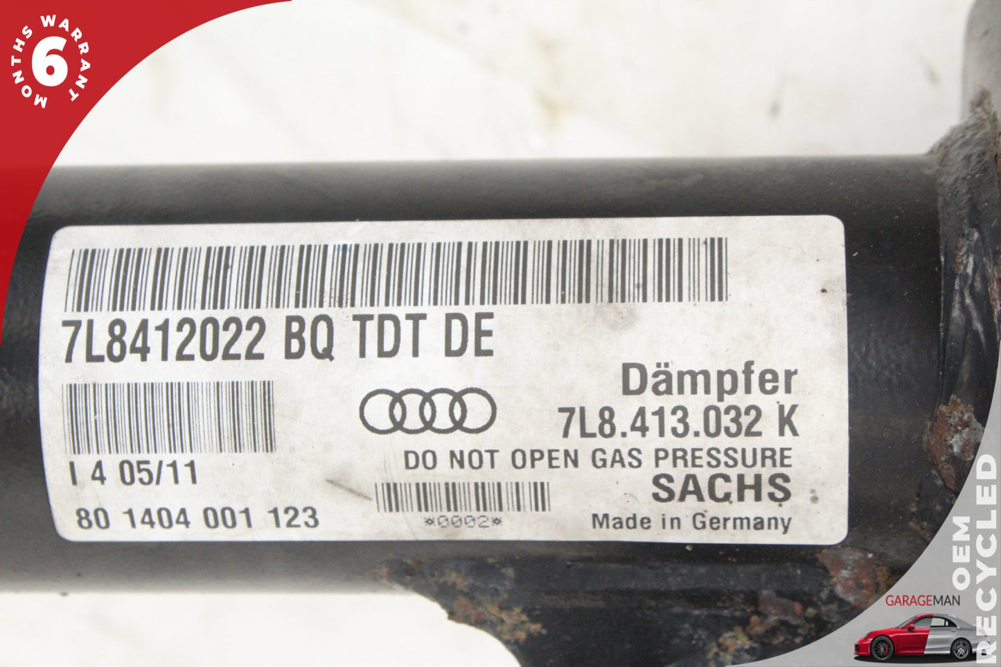 2007-2015 Audi Q7 Front Left and Right Side Shock Strut Absorber 7L8412021BQ OEM