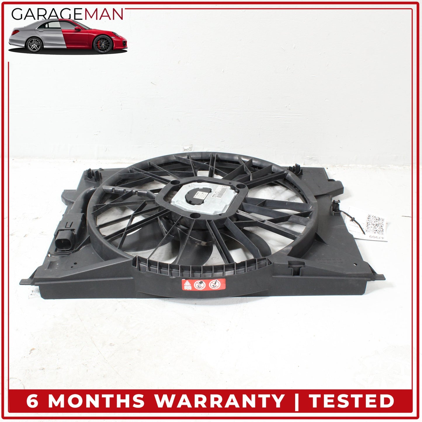 2003-2009 Mercedes-Benz E350 W211 Sedan Engine Radiator Cooling Fan Motor Assembly 3137229007 OEM