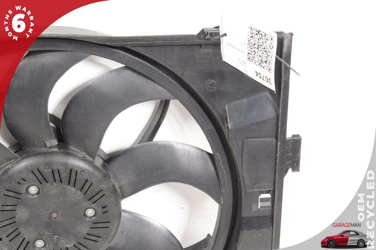 2012-2018 BMW 320i 228i Radiator Cooling Fan w/ Shroud 8641946 OEM