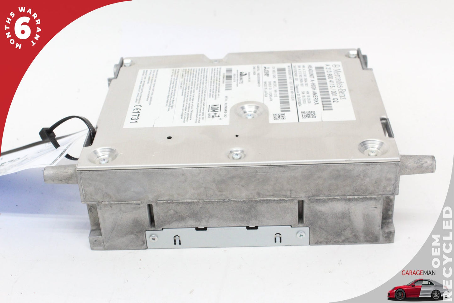 17-19 Mercedes-Benz E400 W213 Wagon Head Unit Navigation Command CD Audio 2139004115