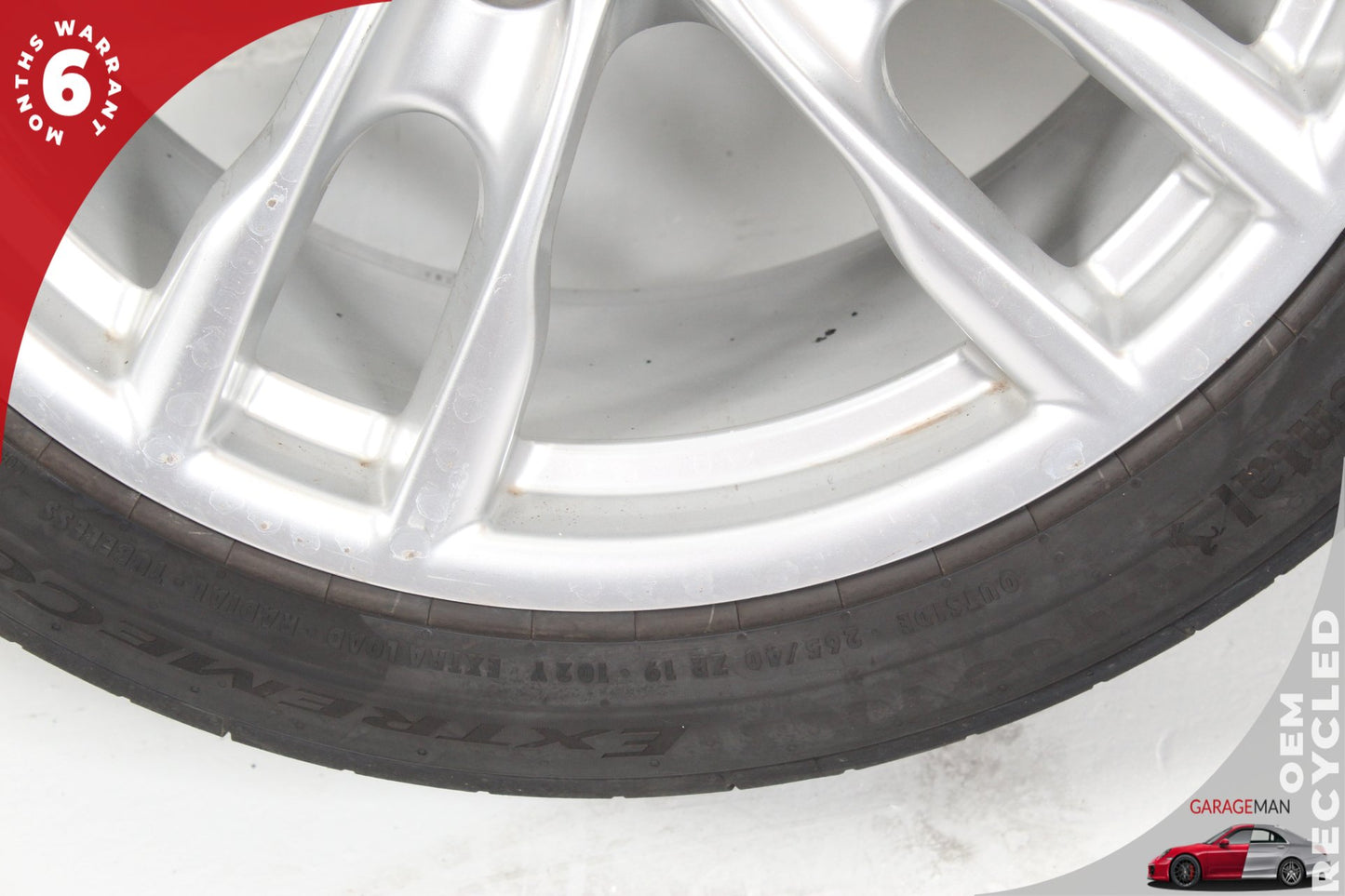 2013-2016 Porsche Boxster 981 Wheel Rim w/ Tire 9.5JX19H2 ET45 98136214302 OEM