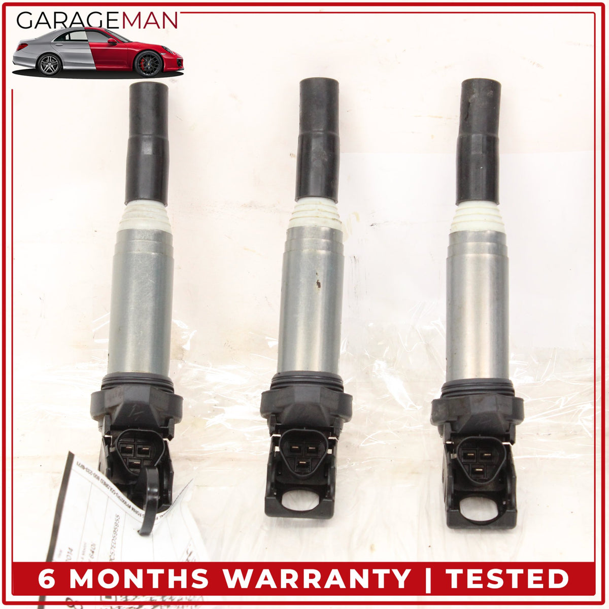 2012-2019 BMW 640i 3.0L N55 Engine Motor Ignition Coils Set of 6 8616153 OEM