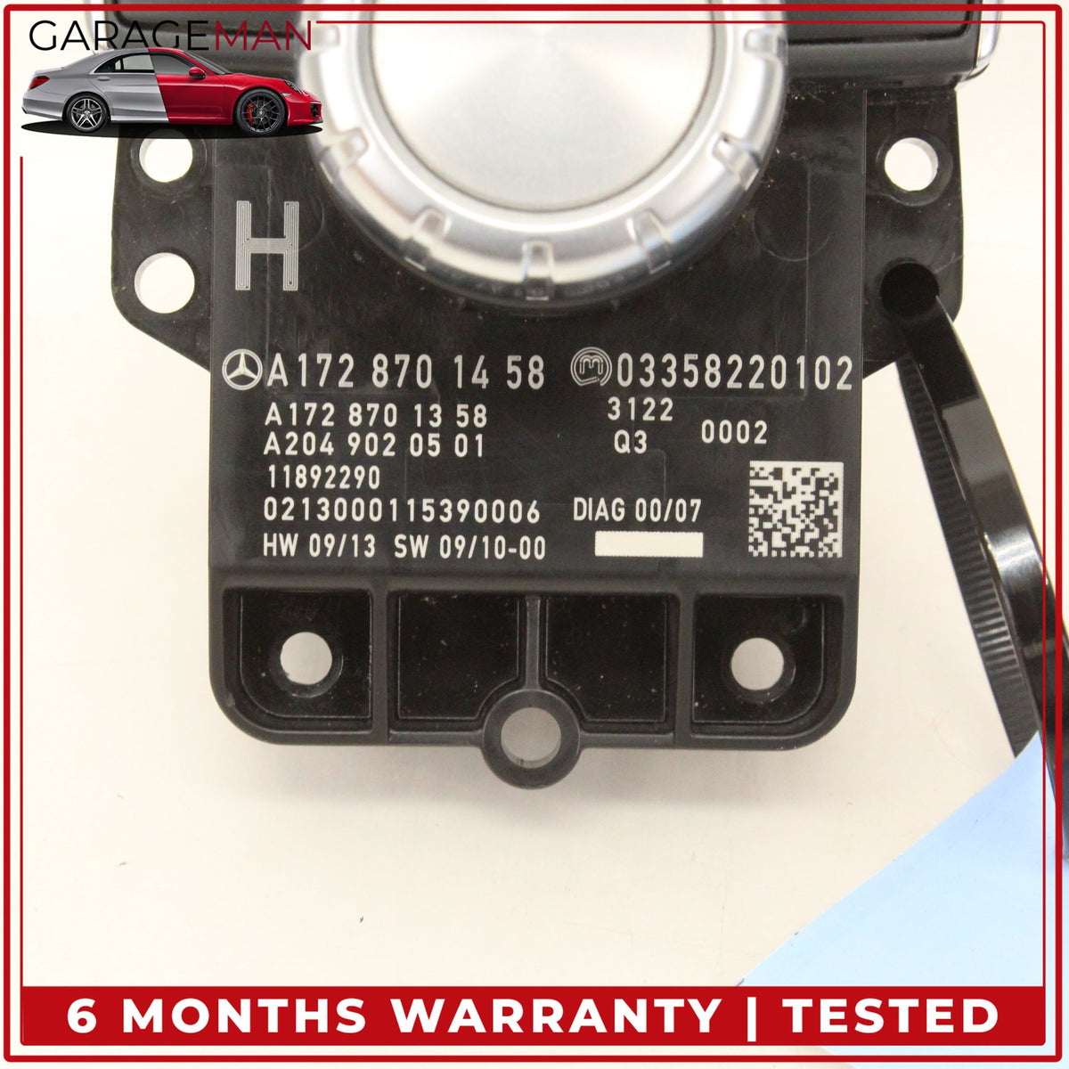 2012-2016 Mercedes W218 CLS550 Multimedia Knob Control Switch 1728701458 OEM