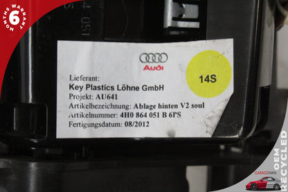 2011-2018 Audi A8 S8 Rear Center Console Cigarette Lighter Outlet 4H0864051B OEM