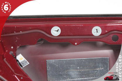 2012-2018 Mercedes W218 CLS550 Rear Left Driver Side Exterior Door Shell Red OEM