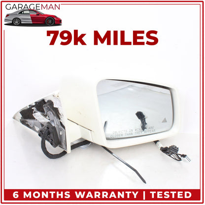2010-2014 Mercedes W216 CL550 Right Side Door Rear View Mirror w/ Blind Spot OEM