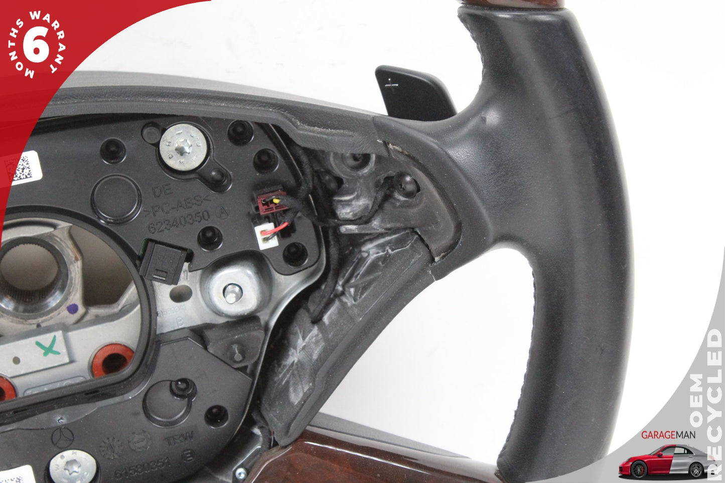 10-14 Mercedes-Benz S550 W221 Sedan Steering Wheel w/ Paddle Shifters 2214609403